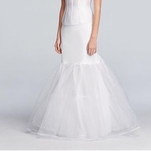 David’s Bridal A-Line Slip (White)